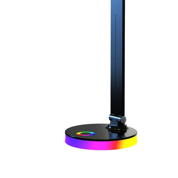 Bordlampe moderne sort touchpanel RGB variabel farve LED 5W BRUNO Milagro