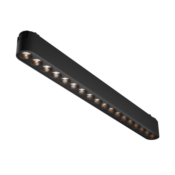 1-faset skinnespot sort lineær LED 16W 3000K POINTS Maytoni Technical