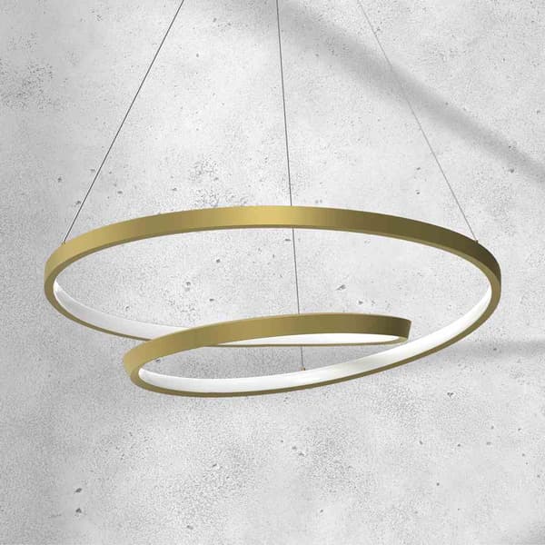 Guld LED pendellampe LUCERO Milagro ML7950