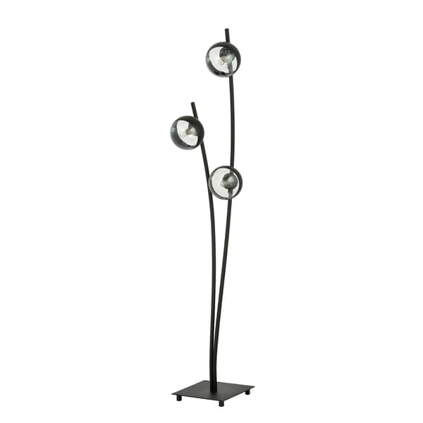 Emibig gulvlampe 3xE14 40W HUNTER LP3 SORT/STRIBE 1101/LP3