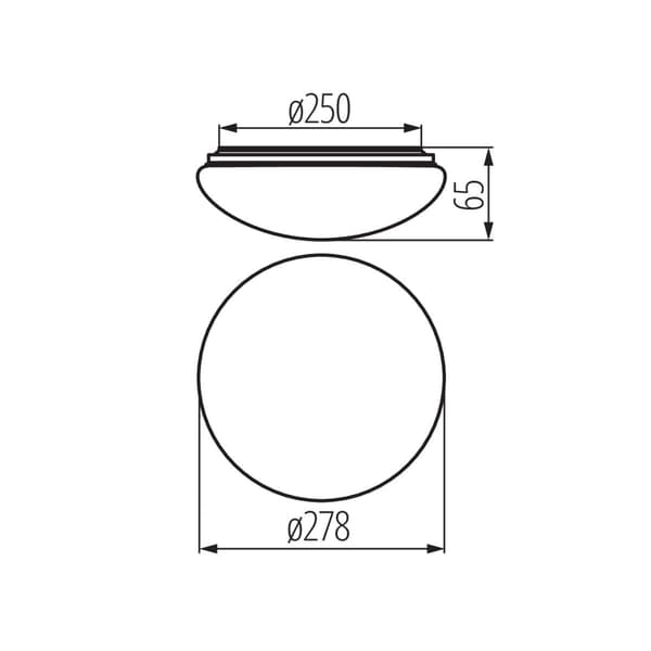 CORSO 12W 4000k Miledo 31223 loftlampe med sensor