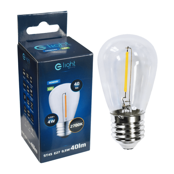LED-lamppu 0,5W E27 lämmin Eko-light EKZF8123