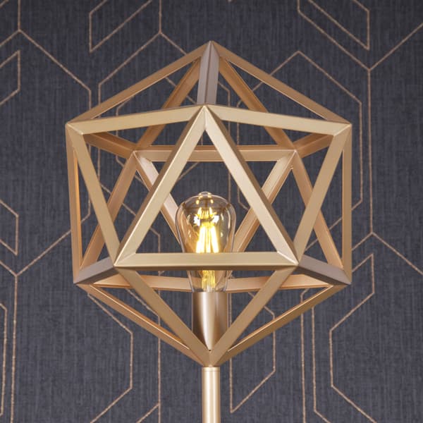 Gulvlampe guld 1xE27 DENMARK 318855 Polux