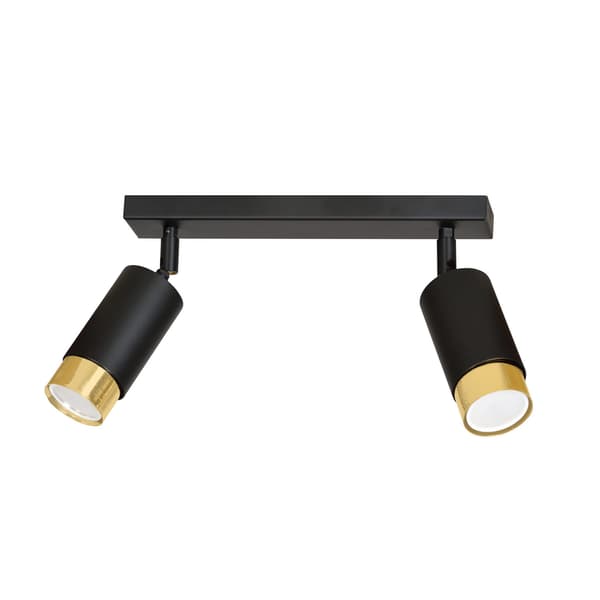 LOFTLAMPE Emibig 2xGU10 30W HIRO 2 BL/GOLD 965/2