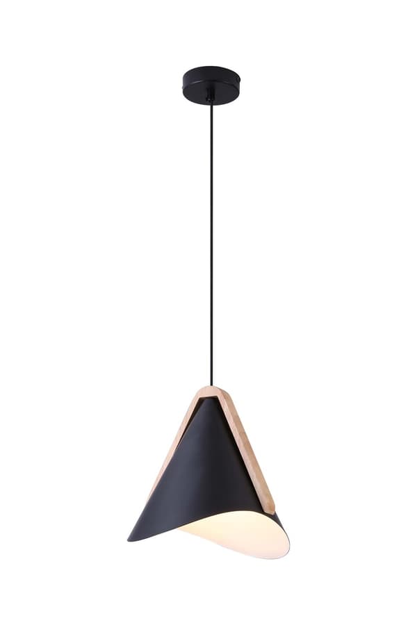 Pendellampe E27 1x60W mat sort 6650 Neva Rabalux