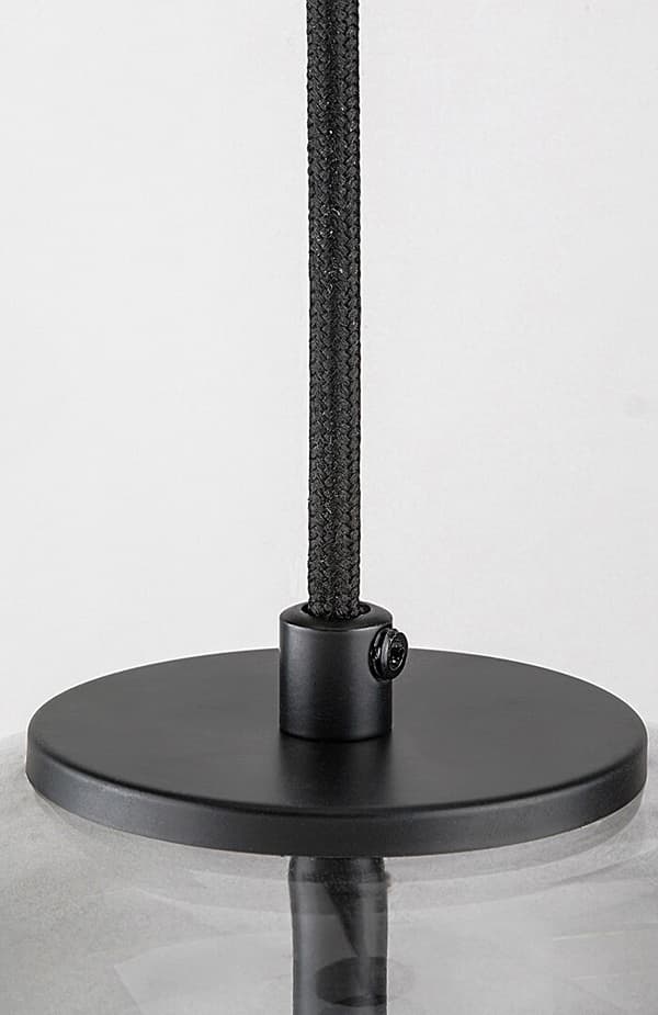 Pendellampe E27 1x60W sort farve 72132 Cameo Rabalux