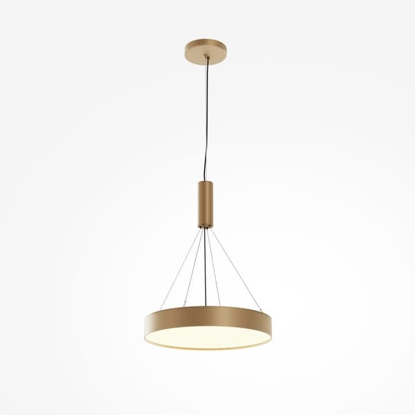 Moderne loftsplafond, mat guld, rund LED 45W ZON Maytoni Technical