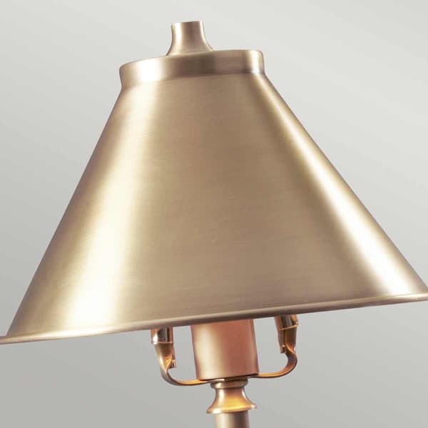 Retro bordlampe metal antik messing Provence E14 7W Elstead