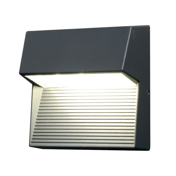 Grafiitinharmaa ulkoseinävalaisin sisäänrakennettu LED 6W Freyr Elstead