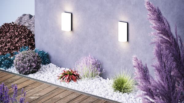 Maytoni Badd 10W LED-seinävalaisin ulkokäyttöön