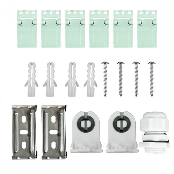 Hermetisk lampe til LED-rør 2x60cm FULL PLATE Ecolight EC20411
