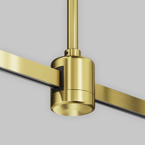 Loftmontering med lige strømstik 75 cm messing FLARITY Maytoni Technical