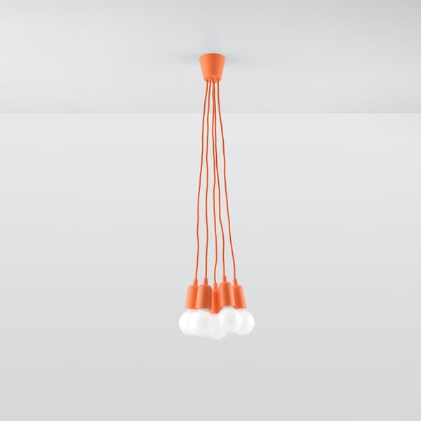 Lysekrone MATERO 5 orange Pure Lume PU.0586