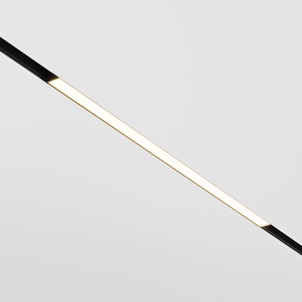 Musta lineaarinen LED-kiskovalaisin 24W BASIS Maytoni Technical