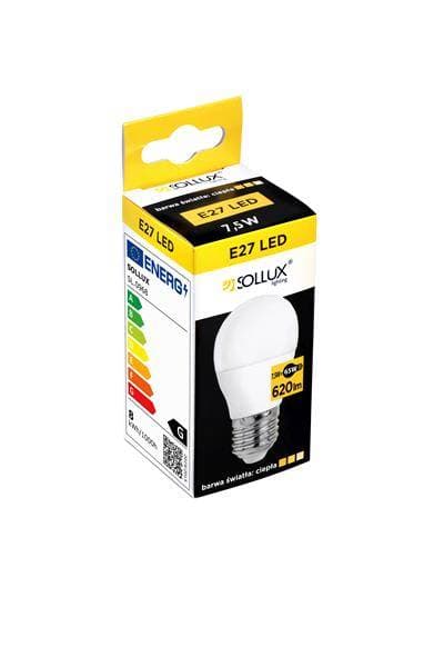 LED-pære E27 7,5W varm Sollux Lighting SL.0968