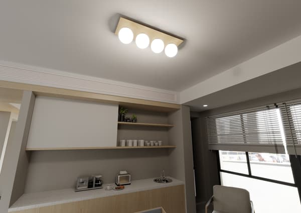 Emibig 4xE14 40W KENZO 4 1142/4 loftlampe