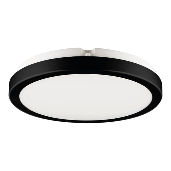 Rund loftlampe 28 cm LED 24W sort / hvid Vera Eko-Light