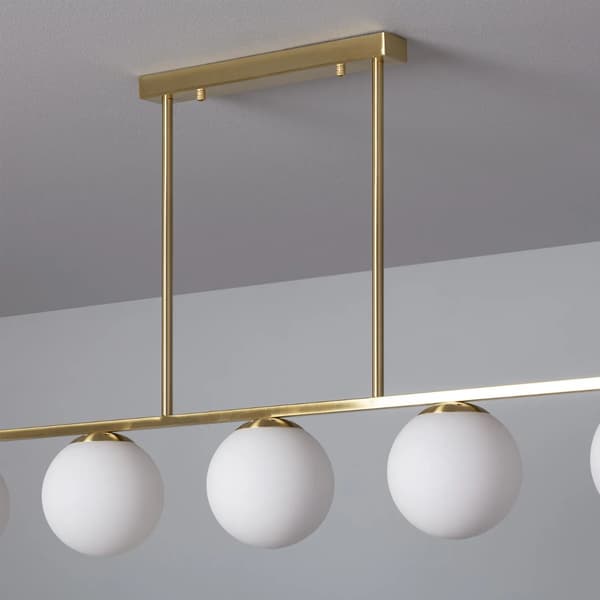 Pendellampe Guld Mælkekugler Abruzzo Marche 6xE27