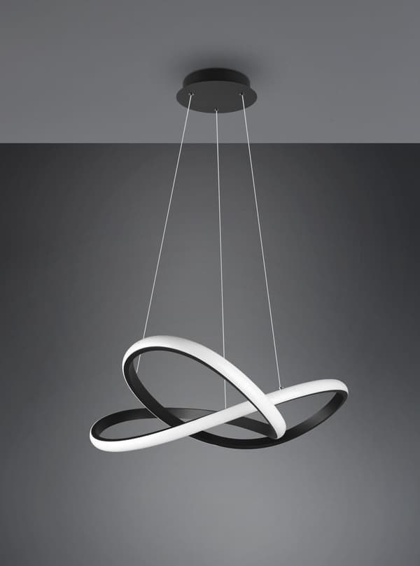 LED-riippuvalaisin COURSE musta RL R32051432