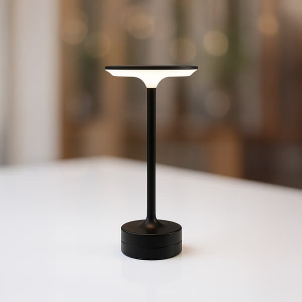 Bordlampe sort LED 2.5W variabel farve trådløs TAVOLO Milagro