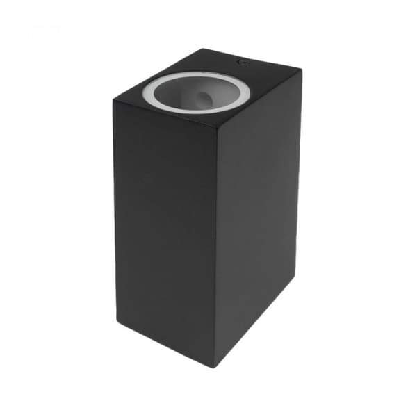 Ulkoseinävalaisin 2xGU10 IP44 alumiini musta Ecolight EC79085