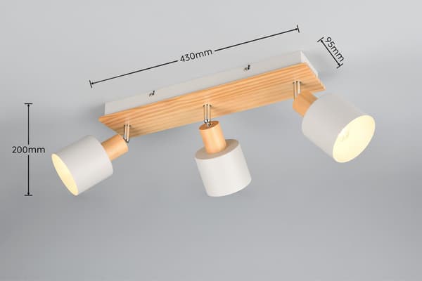LED pære rav oval E27 7W varm 500lm Trio