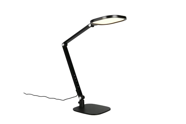 Bordlampe moderne sort justerbar touch timer LED 13.5W SERVO Trio