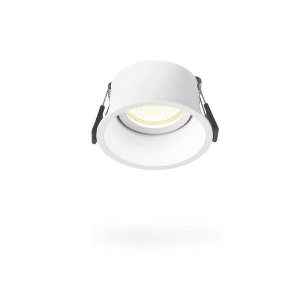 Rörlig infälld armatur Vit rund halogen GU10 Spotlight Videx