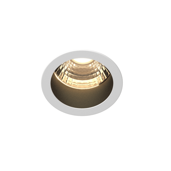 Infälld spotlight rund vit Ø4cm LED 5W Minor Maytoni