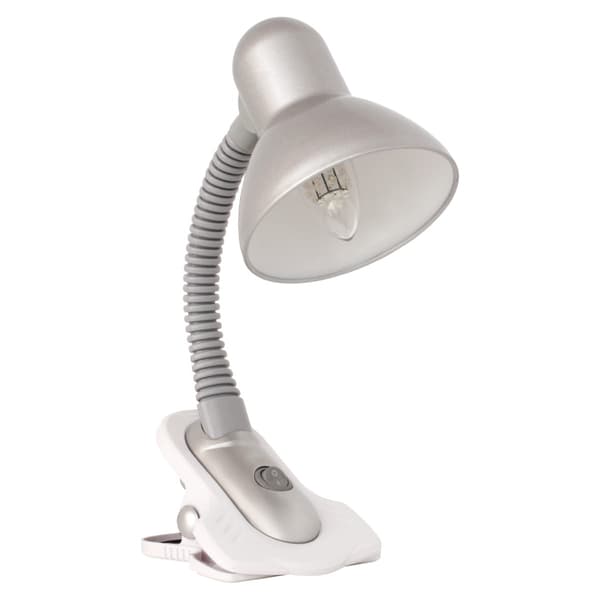 Skrivebordslampe skole sølv SUZI Kanlux 7150