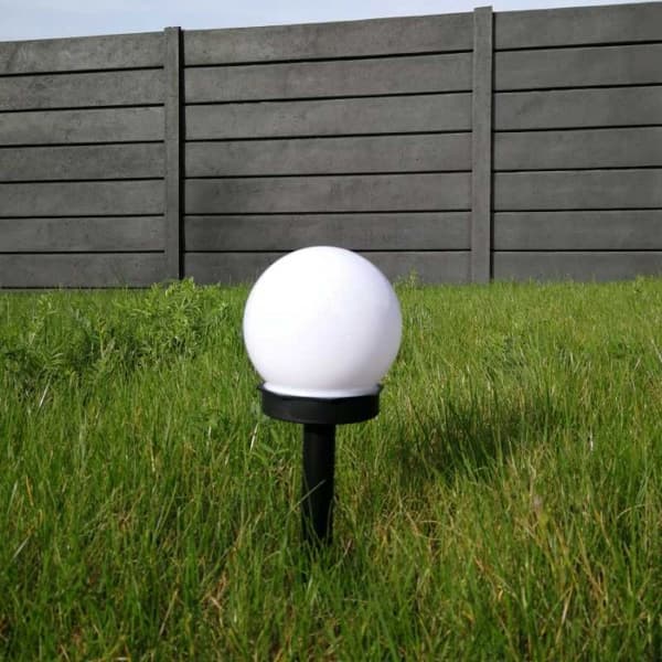 Solcellsdriven trädgårdslampa LED-kula för markmontering Ecolight EC20769