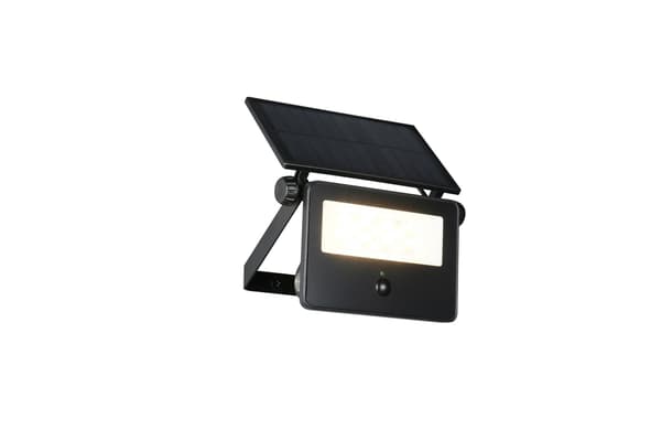LED-projektør moderne sort solcelledrevet variabel CCT LED 10W MOURA RL