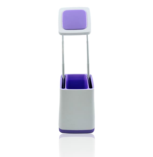LED skrivebordslampe lilla USB HELSINKI 302847 Polux