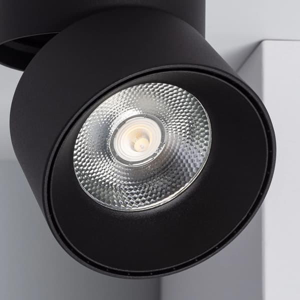 Spot LED-spotlight 30W neutral sort Romeo Abruzzo LPR-30W-C-NW