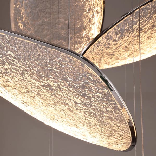 Dekorativ krom akryl LED pendellampe 121W EMPIRE Maxlight