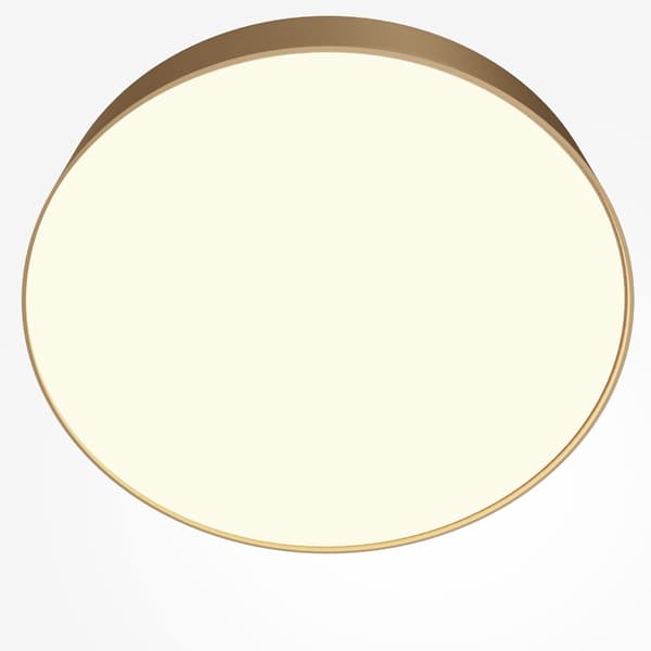 Moderne loftsplafond, mat guld, rund LED 45W ZON Maytoni Technical