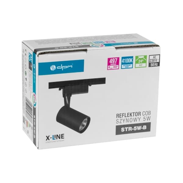 LED-kiskovalaisin 5W musta X-Line DPM