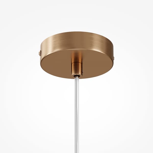 Guld hänglampa glaskula Ø20 cm Basic form 1xG9 20W Maytoni