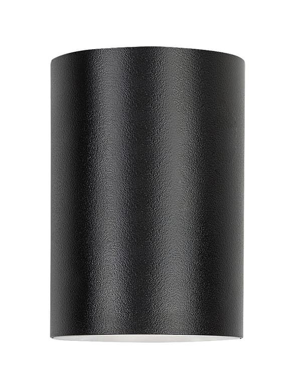 Udendørs væglampe moderne sort rund Ø7,5cm rør 11 cm variabel farve LED 9W IP65 URFA Rabalux
