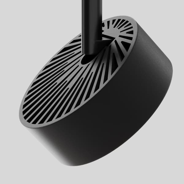 Sort rund LED-spotlight 18W RADO Maytoni Technical
