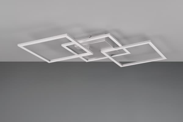 Loftlampe firkanter justerbar sølv TRAIL LED 31W RL