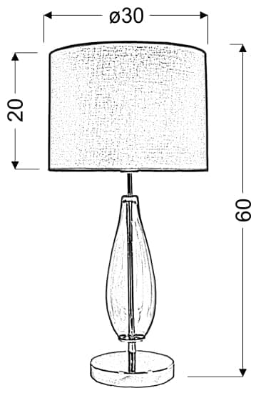 Candellux MARRONE 41-01252 bordlampe pink