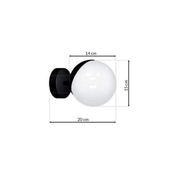 Seinävalaisin 1x40W SFERA MLP8854 Milagro