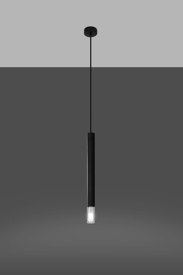WEZYR 1 sort pendellampe Sollux Lighting model SL.0960