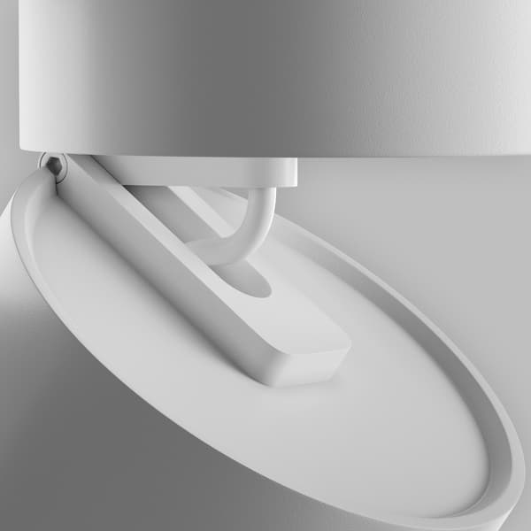 Takspotlight modern vit rund rörlig LED 12W ONDA Maytoni Technical