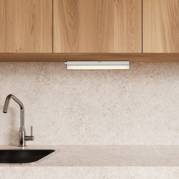 Hvid underskabsbelysning 31 cm til køkken, variabel farve LED 4W BAREG Rabalux