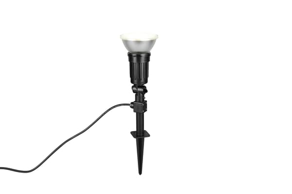 Moderne sort justerbar spydspot 1xE27 15W CACERES RL