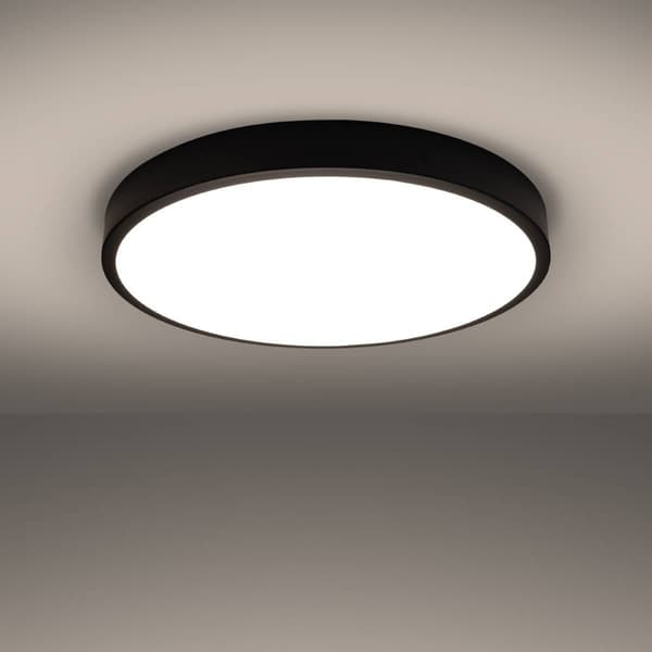 Moderne rund sort loftsplafond Ø60 ONYX LED 65W SL.1248 Sollux Lighting