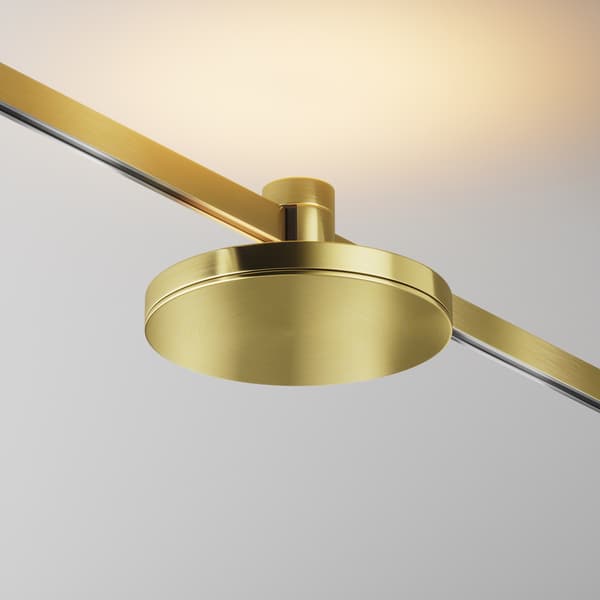 Magnetisk skinnespot i messing, LED-disk 7W 2700K PLATO Maytoni Technical
