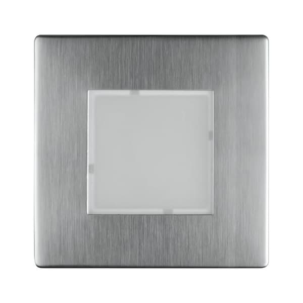 LED trappebelysning 1.2W firkantet sølv DPM